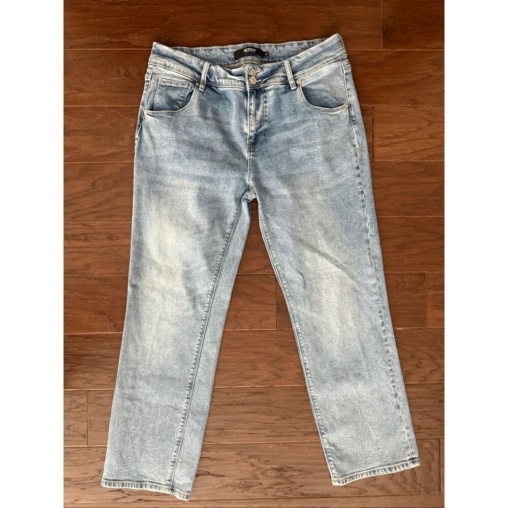 Hudson Stretch Straight Jeans size 12